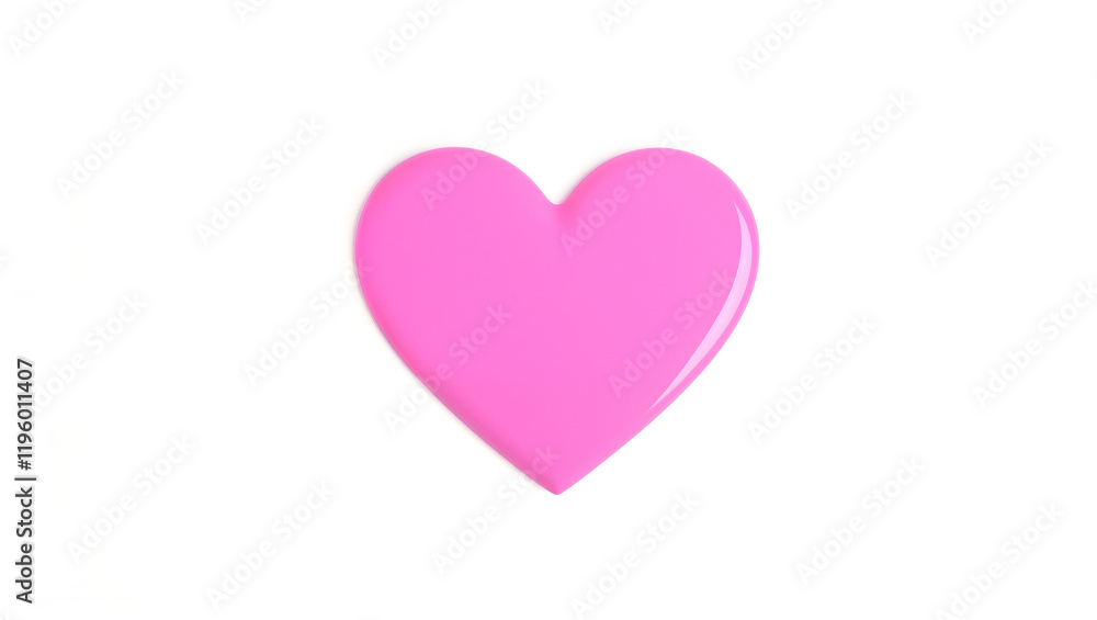 Bright pink heart icon, perfect for romantic or love-themed designs and creative projects. Generative AI Bright pink heart icon, perfect for romantic or love-themed designs and creative projects. Generative AI