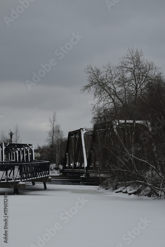 Obraz na płótnie Sherbrooke 14 Janvier 2025 w salonie