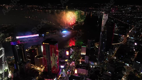 Spectacular Fireworks Show in Ho Chi Minh City, Vietnam - A Global Attractio photo