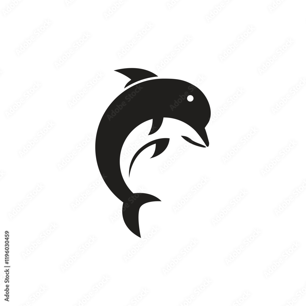 Vector Dolphin Logo Creative Design Vector Dolphin Logo Creative Design