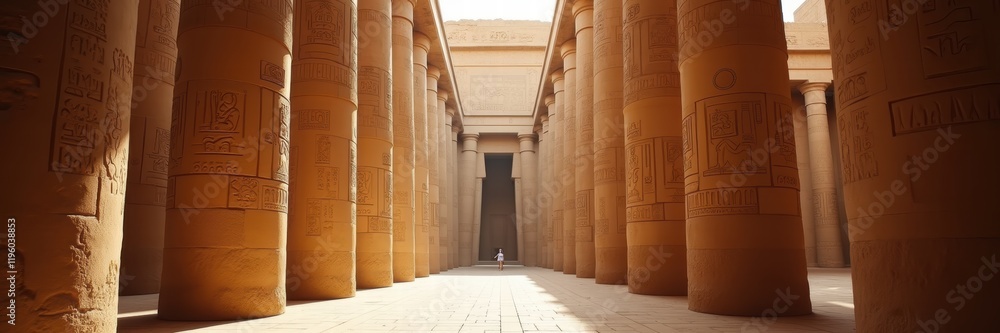Step into history with this stunning architectural photo of ancient Egyptian columns. Perfect for travel, history, and educational projects. Step into history with this stunning architectural photo of ancient Egyptian columns. Perfect for travel, history, and educational projects.