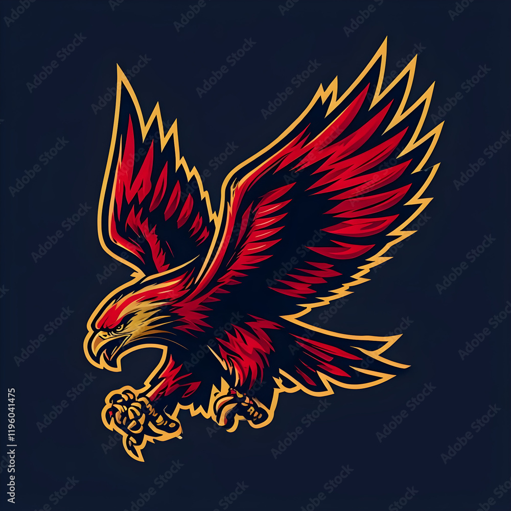 Obraz premium eagle with wings