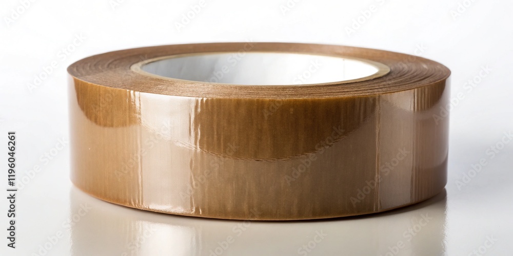 Industrial Strength Packaging Tape Roll - High-Resolution Stock Photo Industrial Strength Packaging Tape Roll - High-Resolution Stock Photo