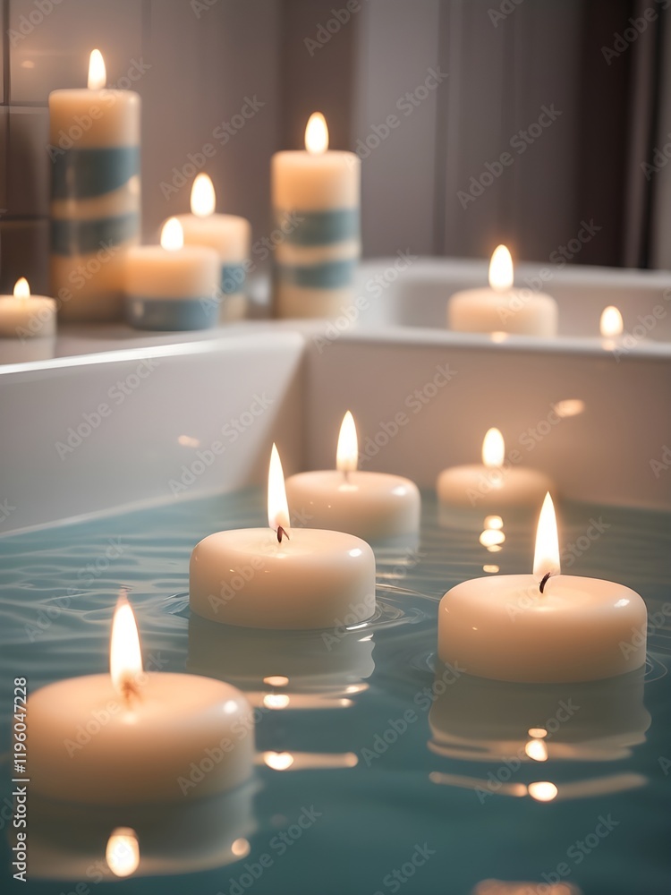 candles on a dark background candles on a dark background