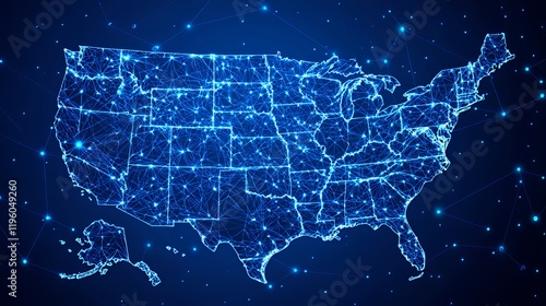 USA Network: A Glowing Constellation of States