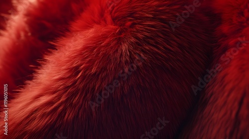 Red Fur Texture / 赤い毛皮のテクスチャ