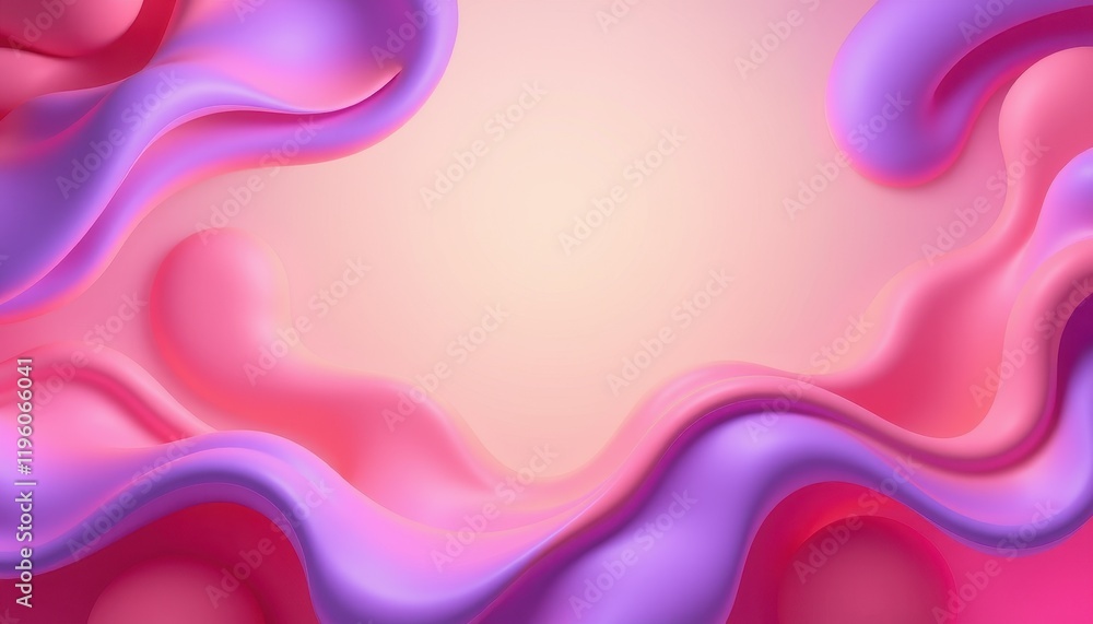 Fototapeta premium Abstract Pink and Purple Liquid Wave Background