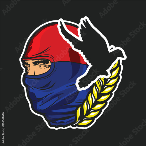 Ultras Hooligan Logo Design Vector