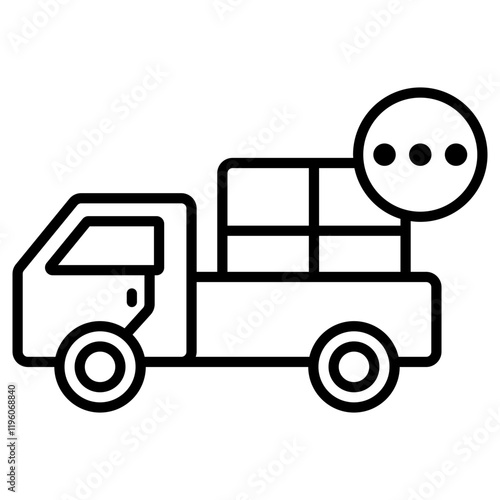 택배 배송 지연 아이콘