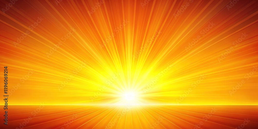 Obraz premium Sunrise Gradient Background: Warm Orange & Yellow Hues for Wellness Designs