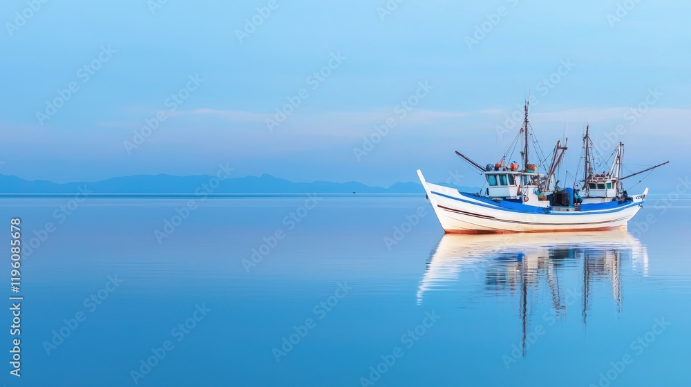 Fototapeta premium Fishing Boat at Dawn