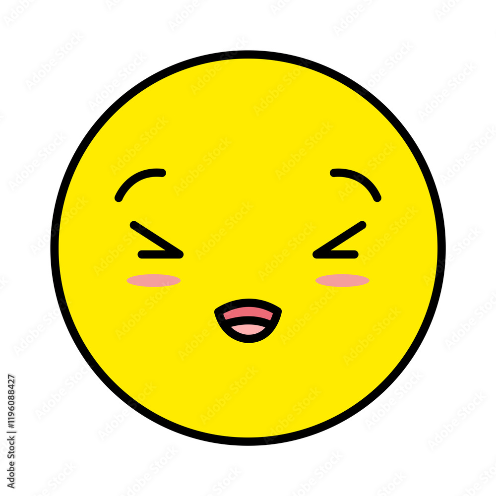 Yellow emoji showing facial expressions Yellow emoji showing facial expressions