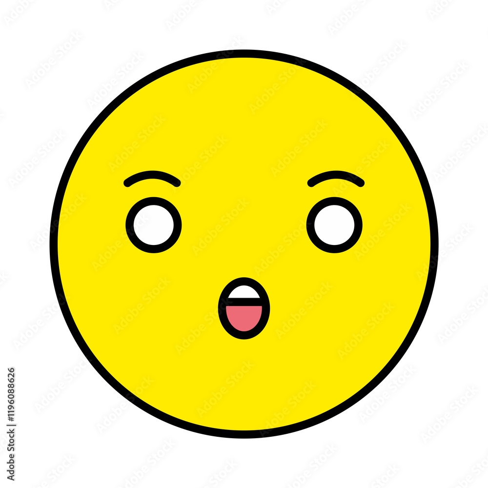 Yellow emoji showing facial expressions Yellow emoji showing facial expressions