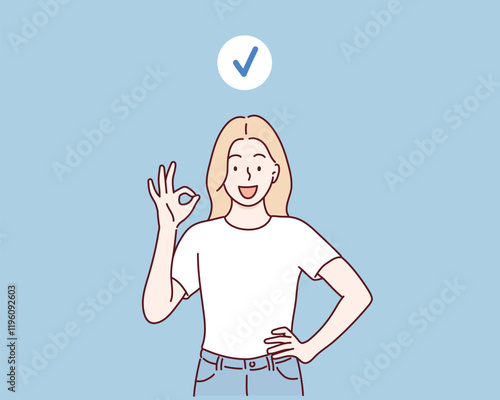 Task checklist, clipboard with to do list checkmark, task management to track work completion. Hand drawn style vector design illustrations.