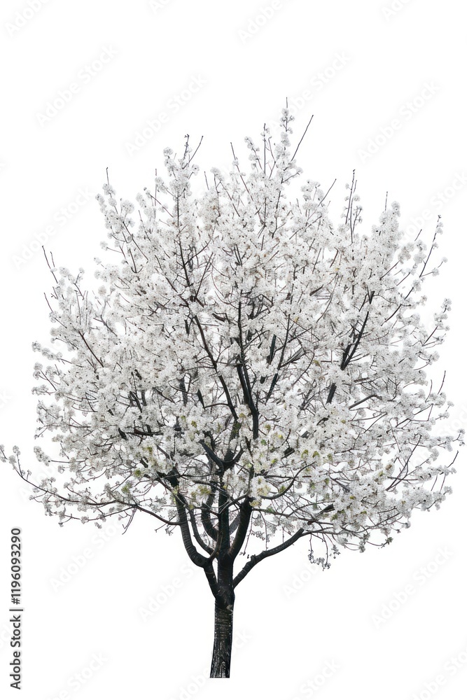 Blooming white cherry tree Blooming white cherry tree