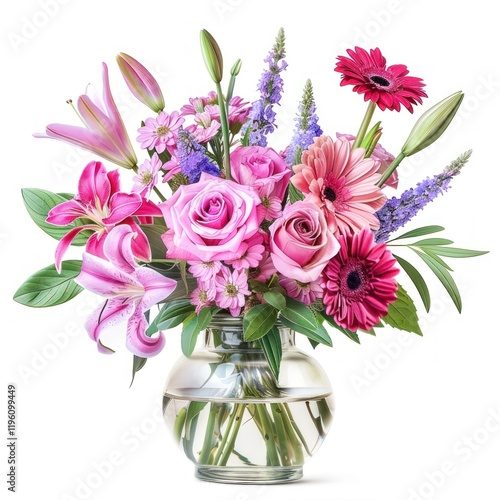 Wallpaper Mural Vibrant floral bouquet arrangement Torontodigital.ca