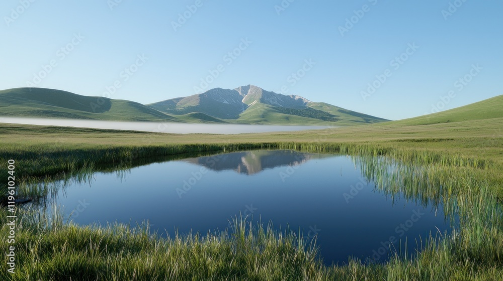Mountain Lake Reflection Mountain Lake Reflection