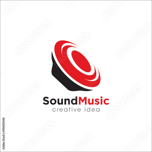 Creative Sound Concept Logo Design Template