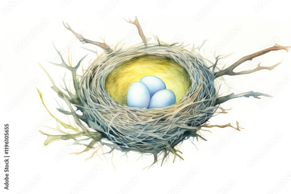 Bird nest decorate egg beginnings fragility. Bird nest decorate egg beginnings fragility.