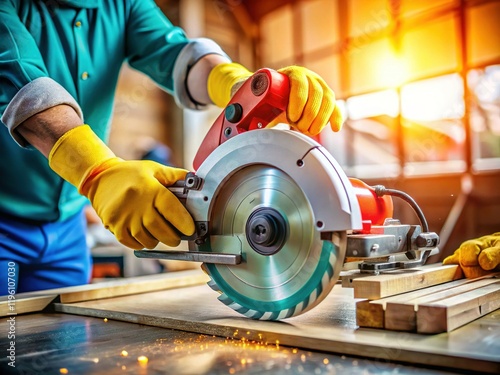 Safe Workplace Practices: Circular Saw Operation - Hand Safety First photo