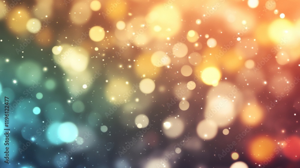 Bokeh lights blend seamlessly to form an enchanting abstract background filled with vibrant colors and gentle illumination effects Bokeh lights blend seamlessly to form an enchanting abstract background filled with vibrant colors and gentle illumination effects