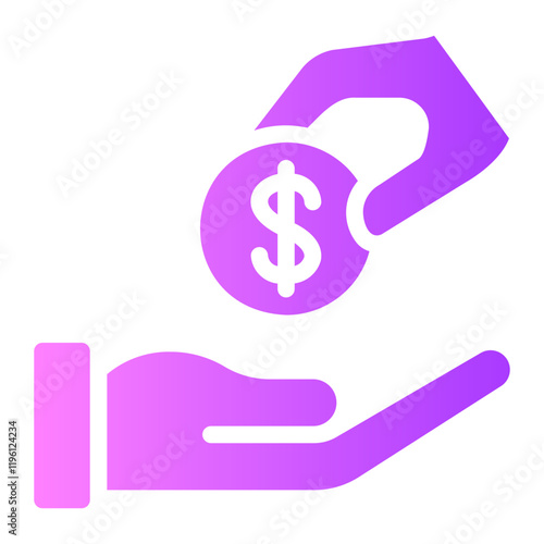 generosity gradient icon