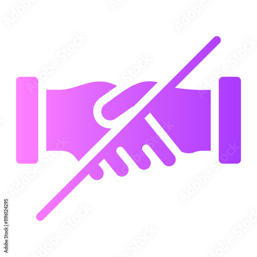Partnership gradient icon