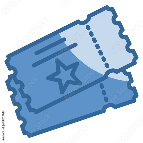 Ticket Icon Element For Design