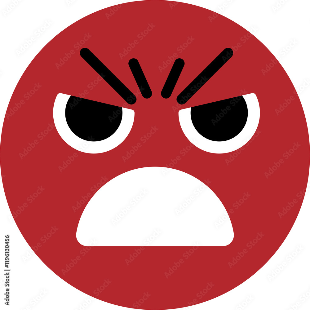 Naklejka premium Emotional Scale with Colorful Emoji Faces