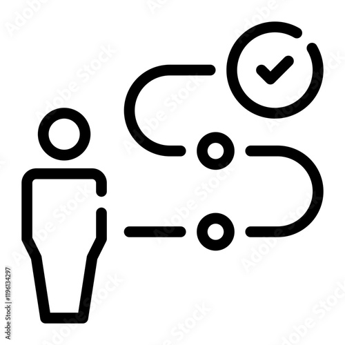 step line icon