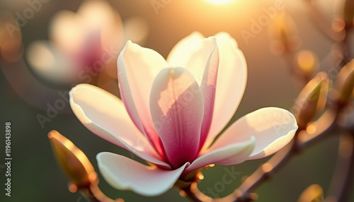 Magnolia Blossom Close-Up