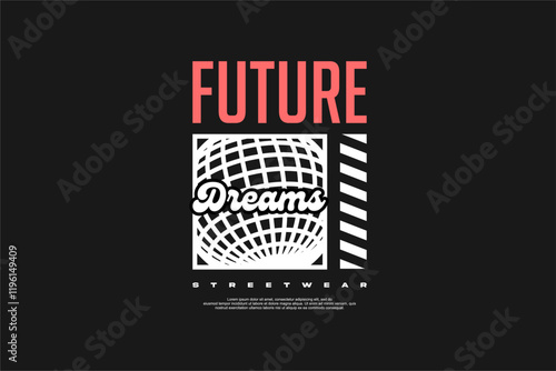 Urban streetwear quotes graphic tee vector design templates