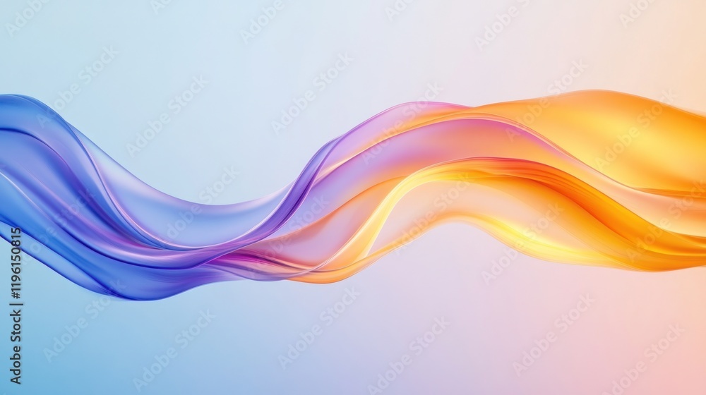 Abstract Flowing Color Waves Abstract Flowing Color Waves