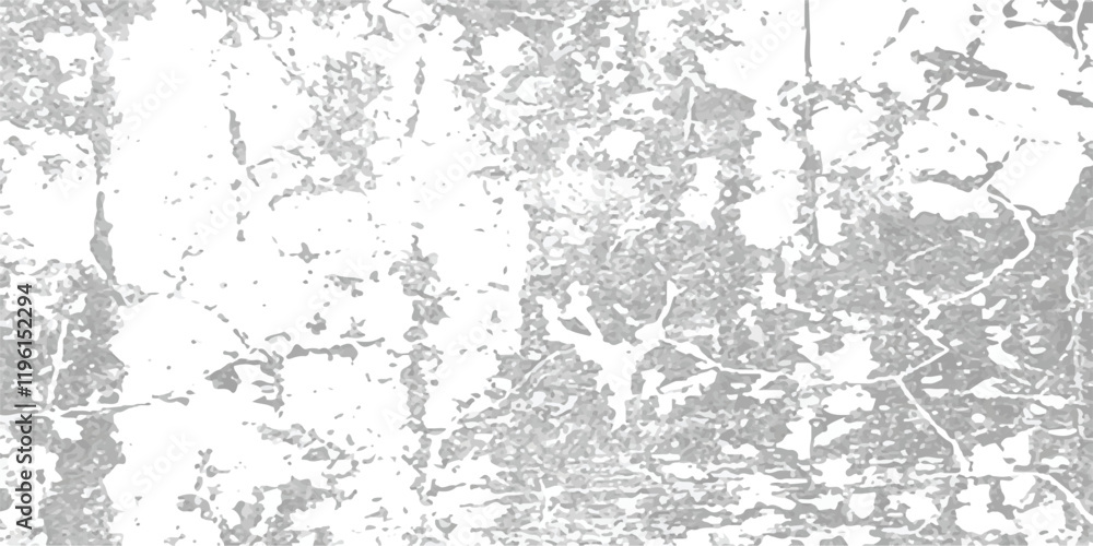 Fototapeta premium Texture, wall, concrete, it can be used as a background. Wall fragment with scratches and cracks Black and white grunge background vector