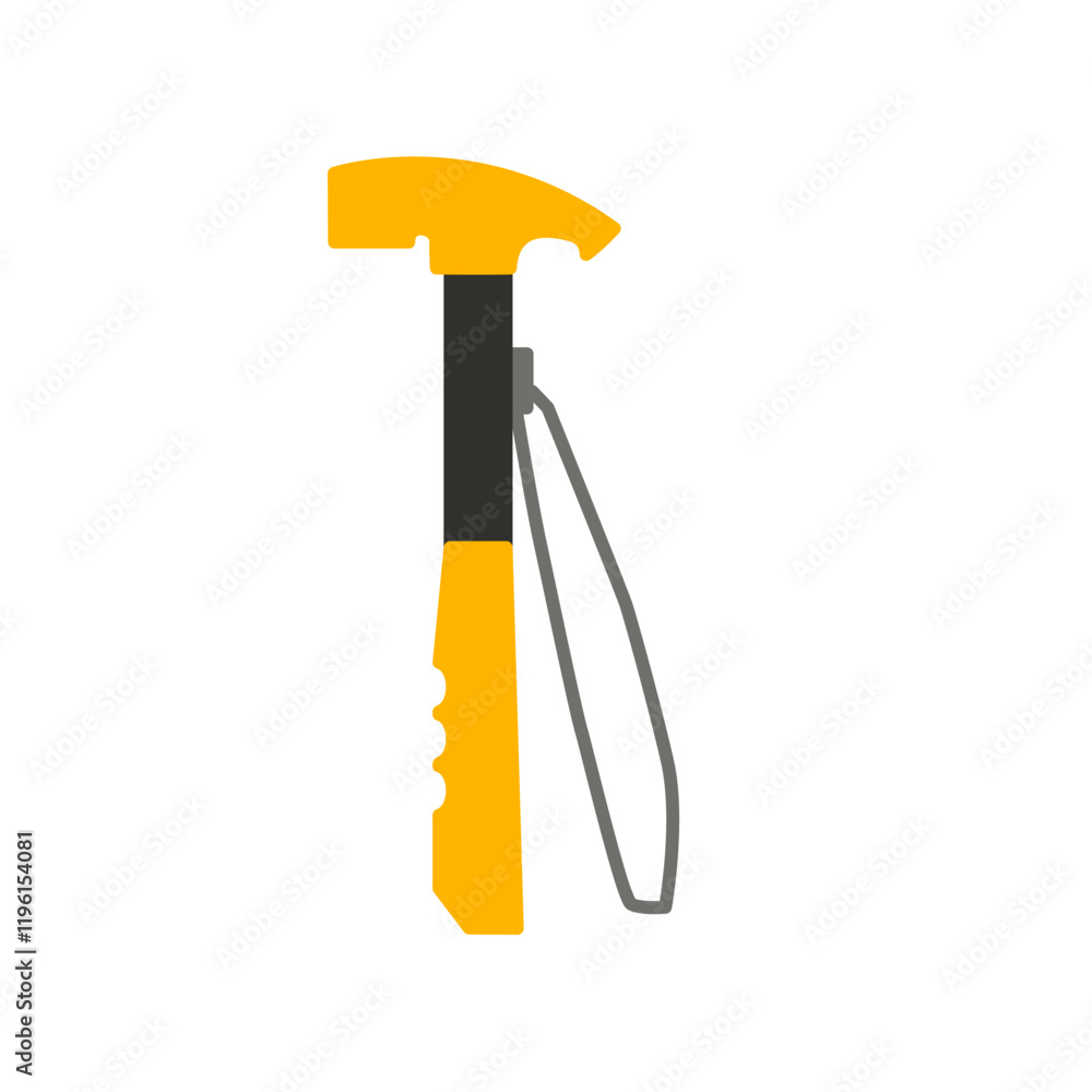 hammer climbing equipment flat yellow hammer climbing equipment flat yellow