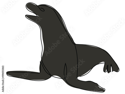 Seals in a continuous line pattern and can be edited later