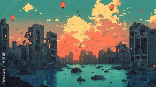 abandon anime background theme for wallpaper