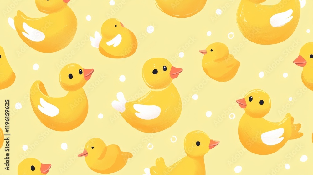 duck seamless pattern rubber duck shower bathroom toy bird chicken vector pet scarf isolated cartoon animal tile wallpaper repeat background illustration doodle design duck seamless pattern rubber duck shower bathroom toy bird chicken vector pet scarf isolated cartoon animal tile wallpaper repeat background illustration doodle design