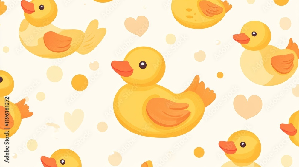 duck seamless pattern rubber duck shower bathroom toy bird chicken vector pet scarf isolated cartoon animal tile wallpaper repeat background illustration doodle design duck seamless pattern rubber duck shower bathroom toy bird chicken vector pet scarf isolated cartoon animal tile wallpaper repeat background illustration doodle design