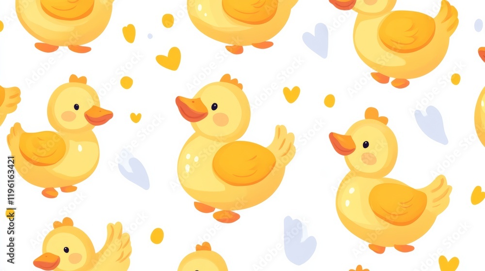duck seamless pattern rubber duck shower bathroom toy bird chicken vector pet scarf isolated cartoon animal tile wallpaper repeat background illustration doodle design duck seamless pattern rubber duck shower bathroom toy bird chicken vector pet scarf isolated cartoon animal tile wallpaper repeat background illustration doodle design