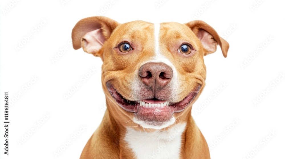 Smiling Dog Portrait Smiling Dog Portrait