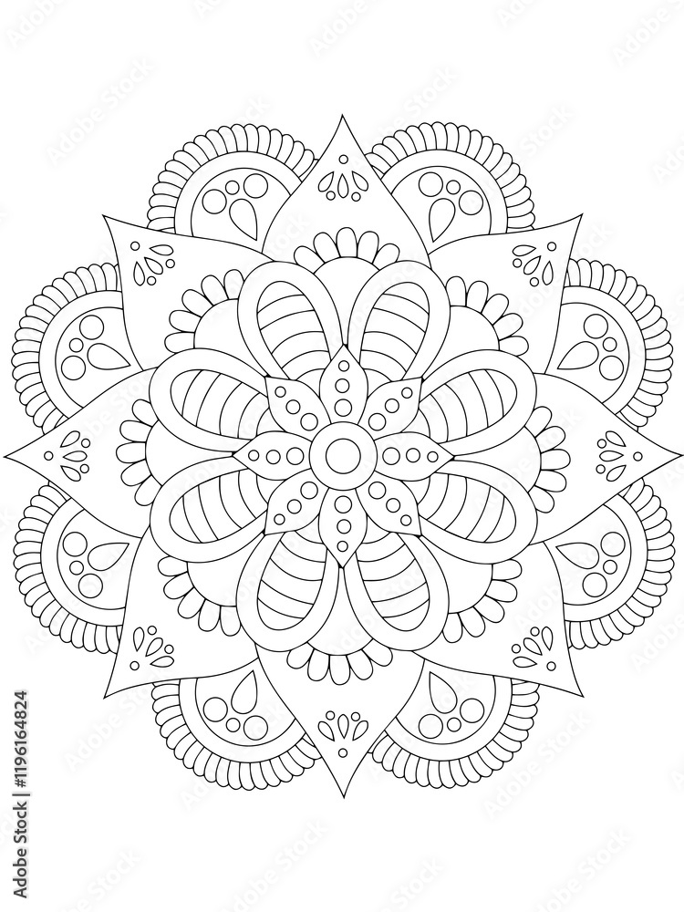 adults flower mandala coloring book adults flower mandala coloring book