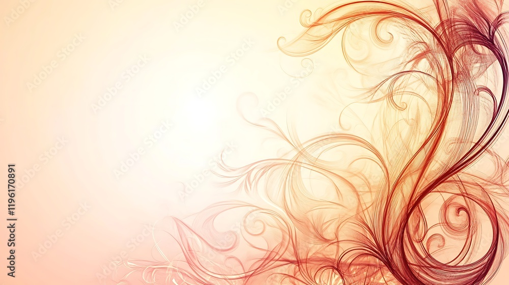 Abstract Orange Swirls Design Background Image Abstract Orange Swirls Design Background Image