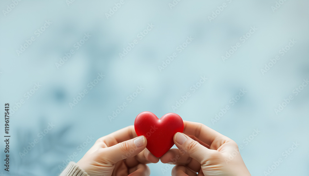 Fototapeta premium hands holding heart