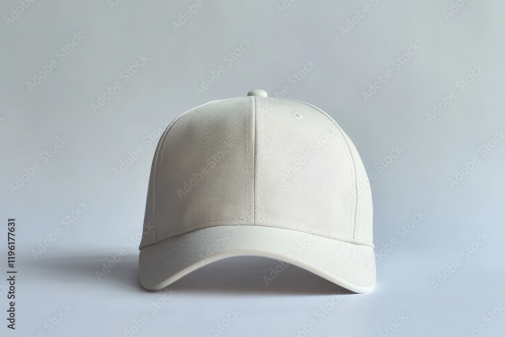 Plain white baseball cap isolated on white background. (17) Plain white baseball cap isolated on white background. (17)