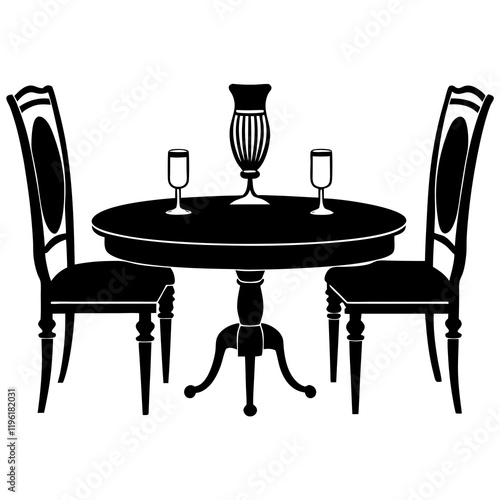 table and chairs