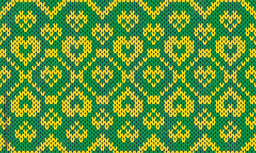 Seamless printable knitting patterns, wallpapers, ultra-high resolution raster illustrations, print-on-demand patterns.