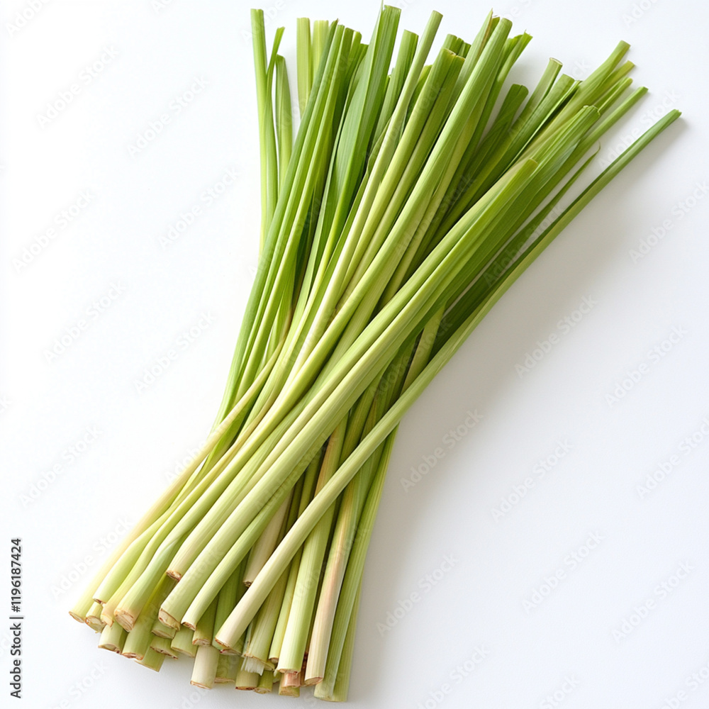 Fototapeta premium bunch of fresh green onions