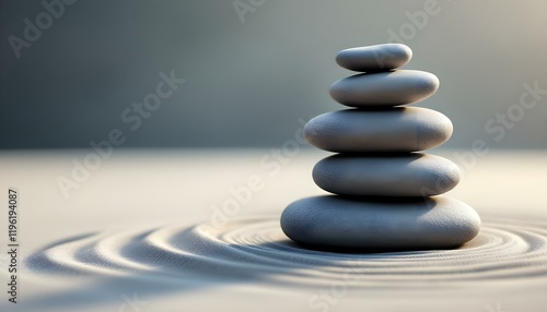 zen, stones, asymmetrical, stack, varied, sizes, shapes, flat, surface, smooth, sand, ripples, subtle, base, highresolution, ultra, balance, harmony, calm, serene, tranquil, meditative, peaceful,