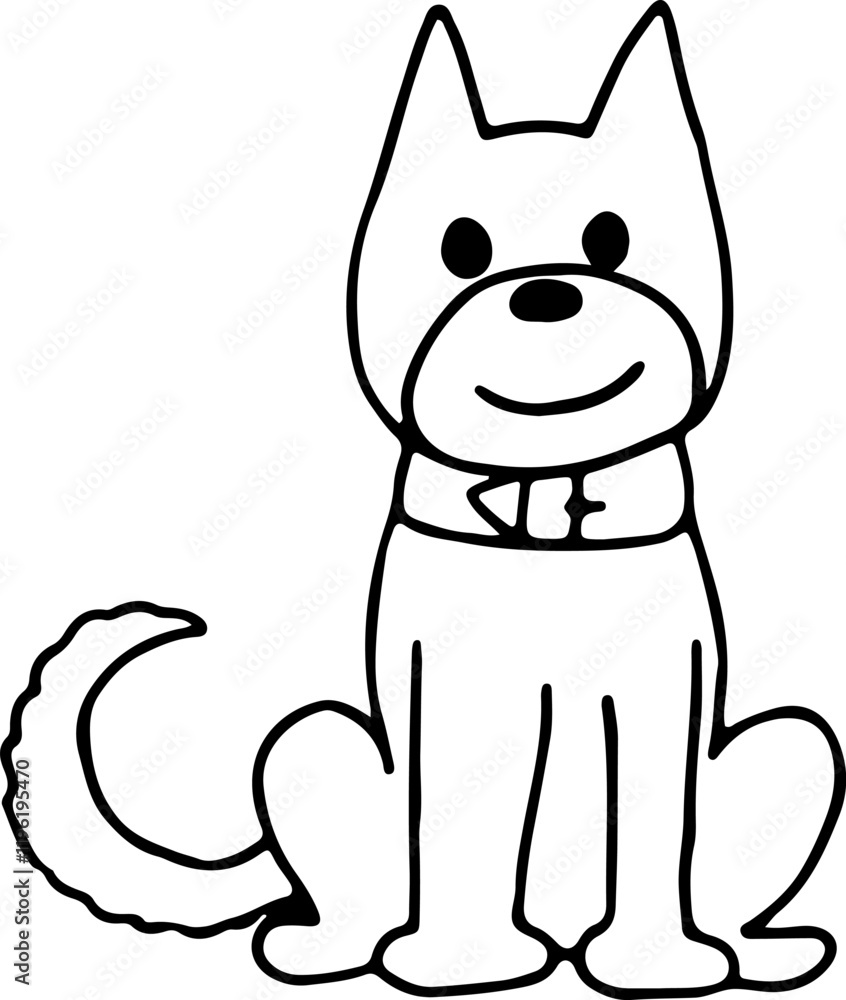 happy smiling dog sitting and looking at camera in a friendly manner happy smiling dog sitting and looking at camera in a friendly manner